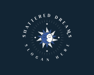 Mystical Moon Sun logo design