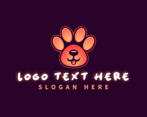 Paw Pet Puppy logo design