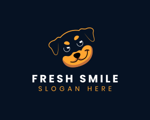 Smirking Pet Dog logo design