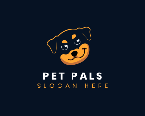 Smirking Pet Dog logo design