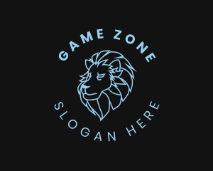 Wild Lion Feline logo design