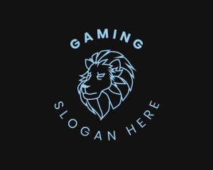 Player - Wild Lion Feline logo design