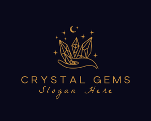 Astral Cosmic Gems logo design