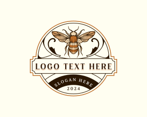 Honey Bee Apiculture Logo