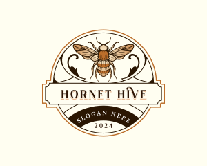 Honey Bee Apiculture logo design