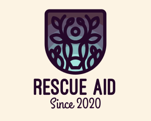Rescue - Deer Twilight Shield logo design