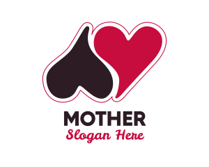 Twin Hearts Valentine  Logo