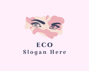 Contact Lens - Eye Makeup Boutique logo design