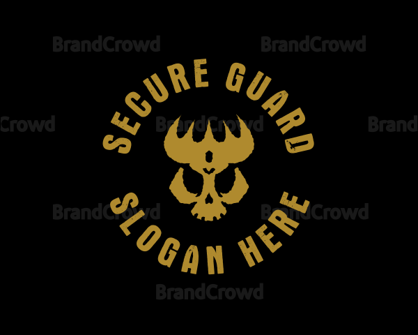 Crown Skeleton Skull Logo