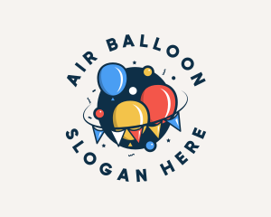 Balloon - Party Balloon Banner logo design