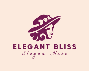 Model - Elegant Beautiful Lady logo design