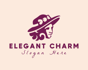 Elegant Beautiful Lady logo design