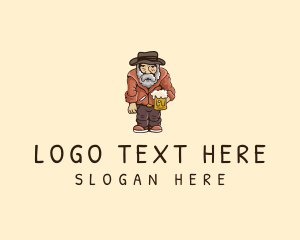 Mug - Old Man Beer logo design