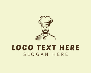 Pastry Chef - Chef Baker Toque logo design