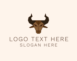 Bull Rider - Bull Ranch Farm logo design