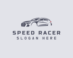 Racecar - Sedan Car Vehicle logo design