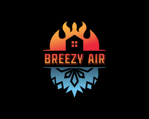 HVAC Air Conditioning logo design