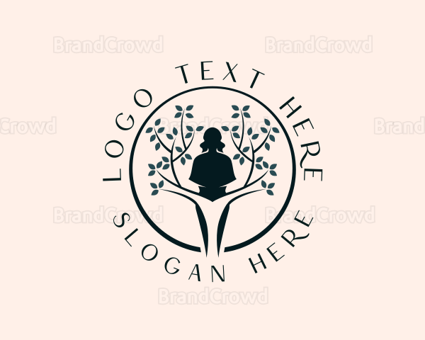 Woman Tree Reproductive Logo