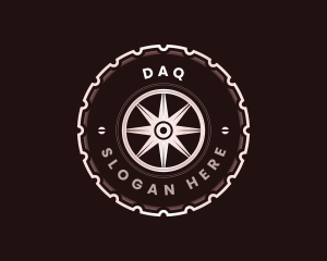 Automotive Mechanic Tire Logo