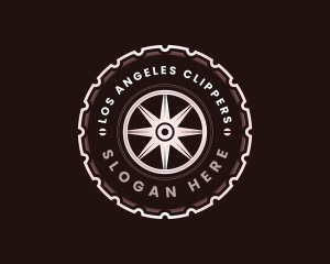 Automotive Mechanic Tire logo design