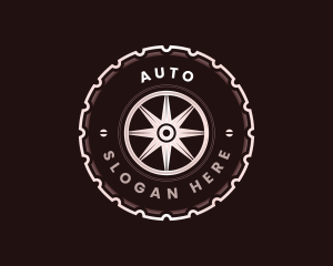 Automotive Mechanic Tire logo design