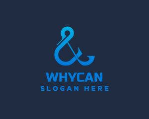 Blue - Elegant Blue Ampersand logo design