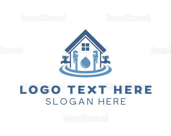 Plumbing Home Maintenance Logo