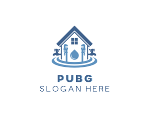 Plumbing Home Maintenance Logo