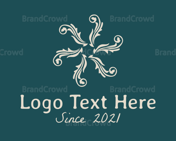 Leaf Flourish Decor Logo