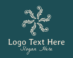 Leaf Flourish Decor  Logo