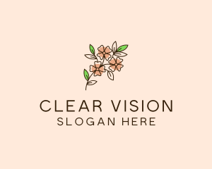Minimalist Flower Bloom Logo