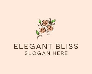 Minimalist Flower Bloom Logo
