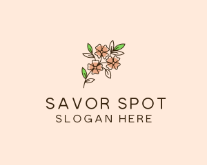 Flower Plant Garden Logo