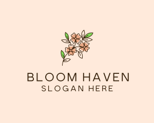 Flower Plant Garden logo design