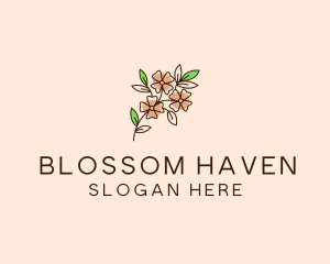 Flower - Minimalist Flower Bloom logo design