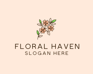 Bouquet - Minimalist Flower Bloom logo design