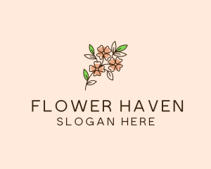 Flower Plant Garden logo design