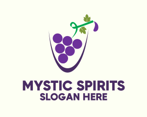 Grape Juice Cup logo design