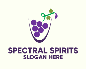 Grape Juice Cup logo design