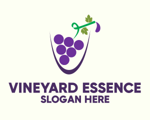 Grape Juice Cup logo design