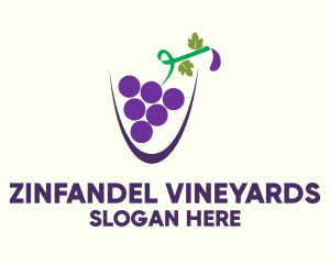 Grape Juice Cup logo design