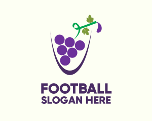 Vineyard - Grape Juice Cup logo design