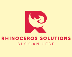 Rhino Gaming Letter R  logo design