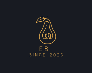 Lighting - Light Bulb Pear logo design
