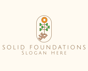 Floral Plant Garden Logo