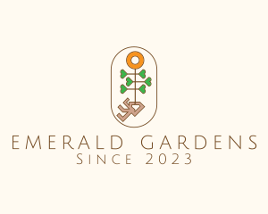 Floral Plant Garden logo design