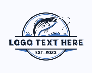 Fishing Aquatic Seafood Logo