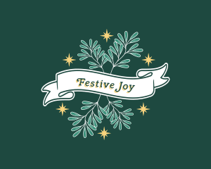 Christmas - Christmas Mistletoe Banner logo design