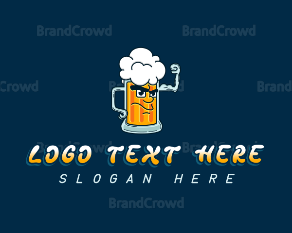 Beer Mug Liquor Logo