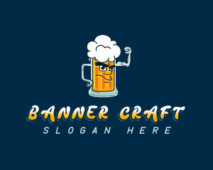 Beer Mug Liquor logo design